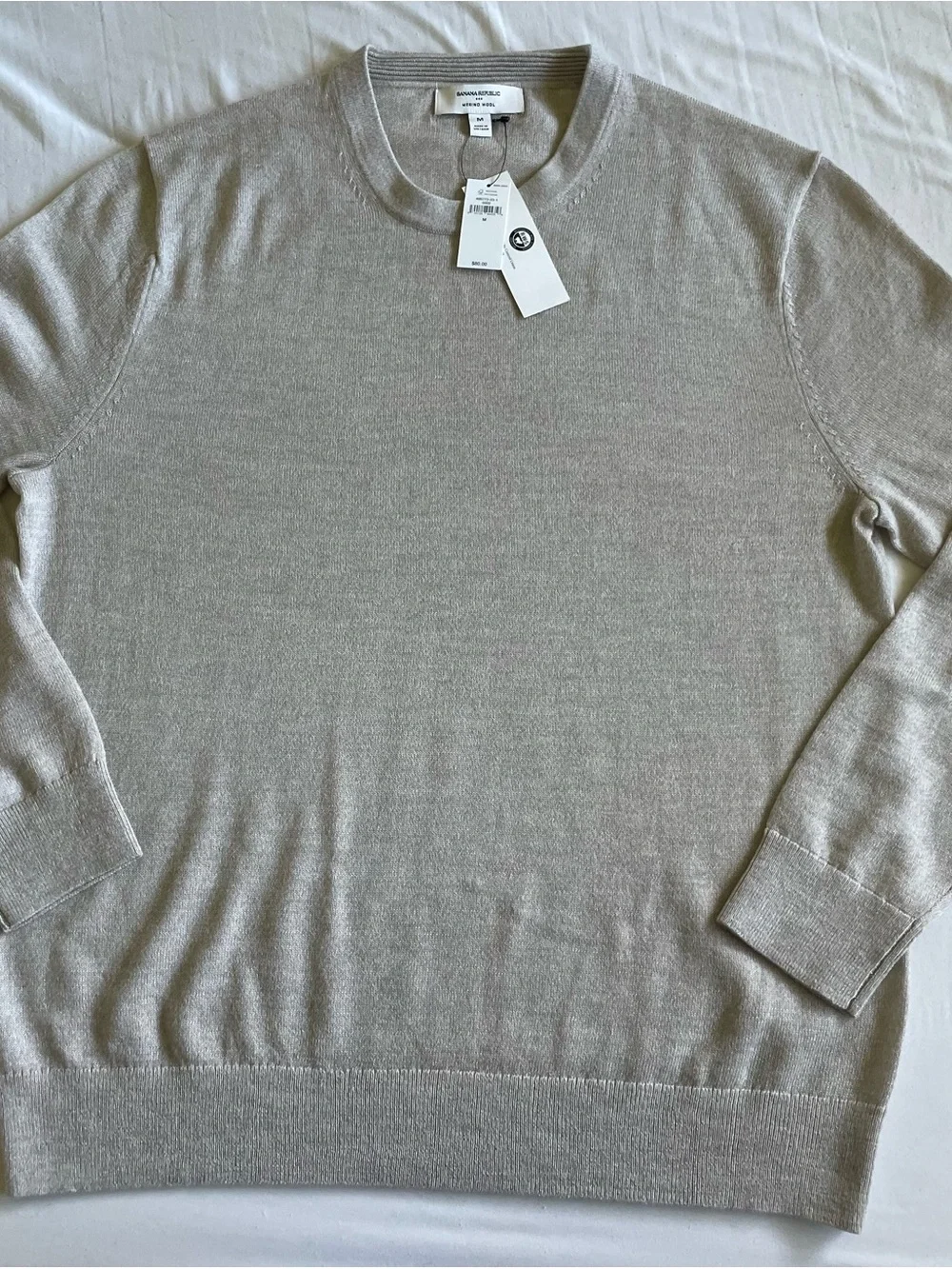 Banana Republic Men’s Merino Wool Crewneck Sweater